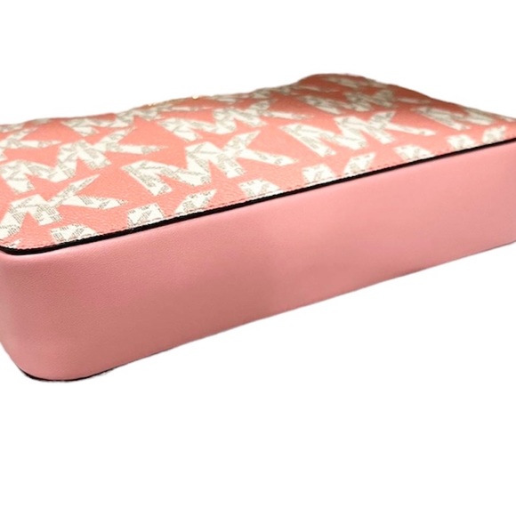 Michael Kors Jet Set Large EW Crossbody Primrose Multi signature NWT - Picture 2 of 7